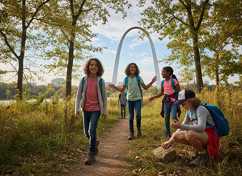 Gateway Arch National Park Trail